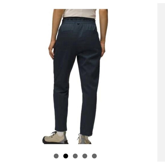 prAna NEW Wonderland Rocks Pant Womens M Charcoal Gray Stretch Pockets Pull On - Picture 5 of 16